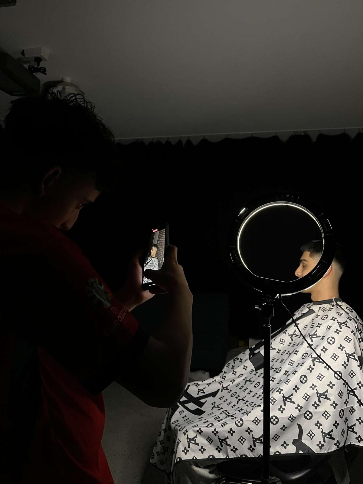 Navtesh Singh with Client